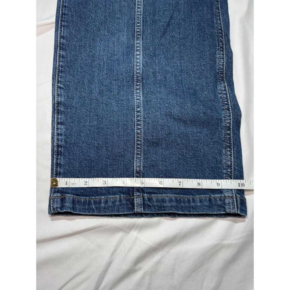 Gap 90s Loose Cargo Jeans Womens 32/14 Short Mid Rise Wide Leg Y2K Denim - Picture 13 of 14